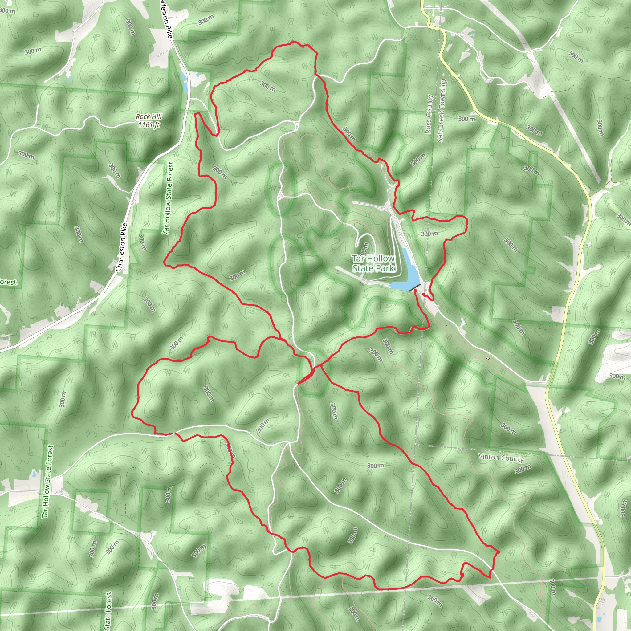 Logan Backpacking Trail mobile static map