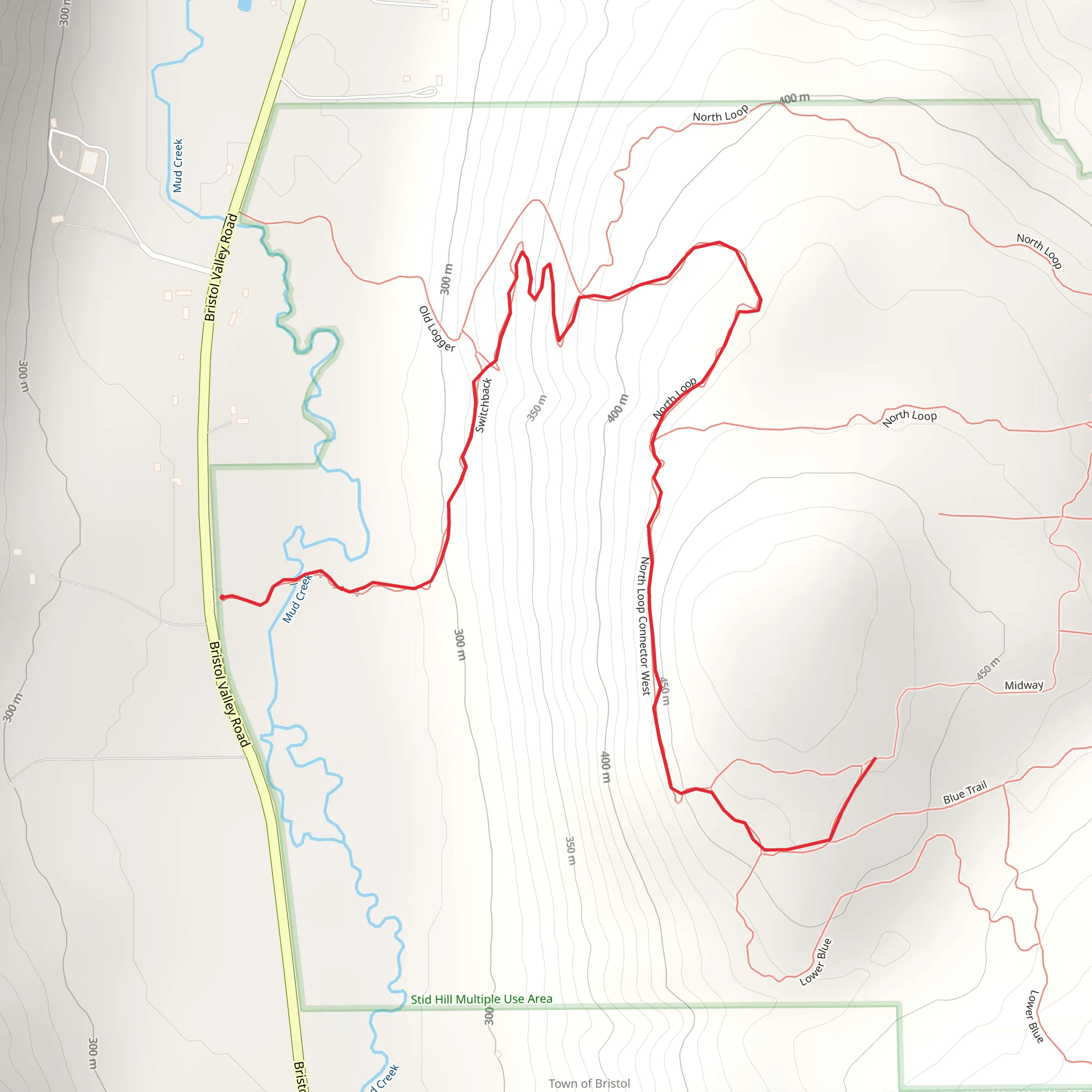 Mud Creek mobile static map