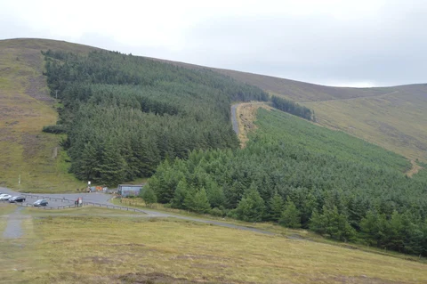 An image depicting the trail Black Rock Mountain and Mount Leinster Loop and its surrounding area.