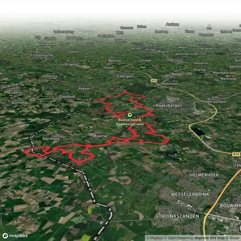 Buurserzand, Witte Veen and Haaksbergerveen via Aamweg and Turfweg