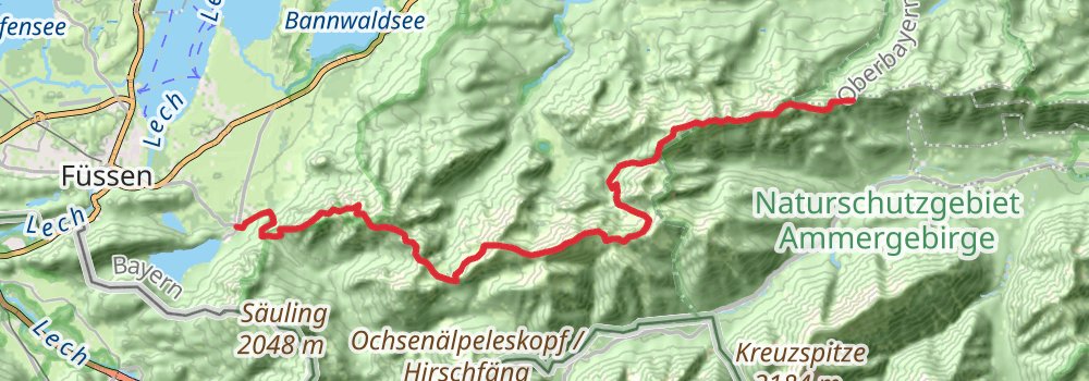 Maximiliansweg stage 10 Map