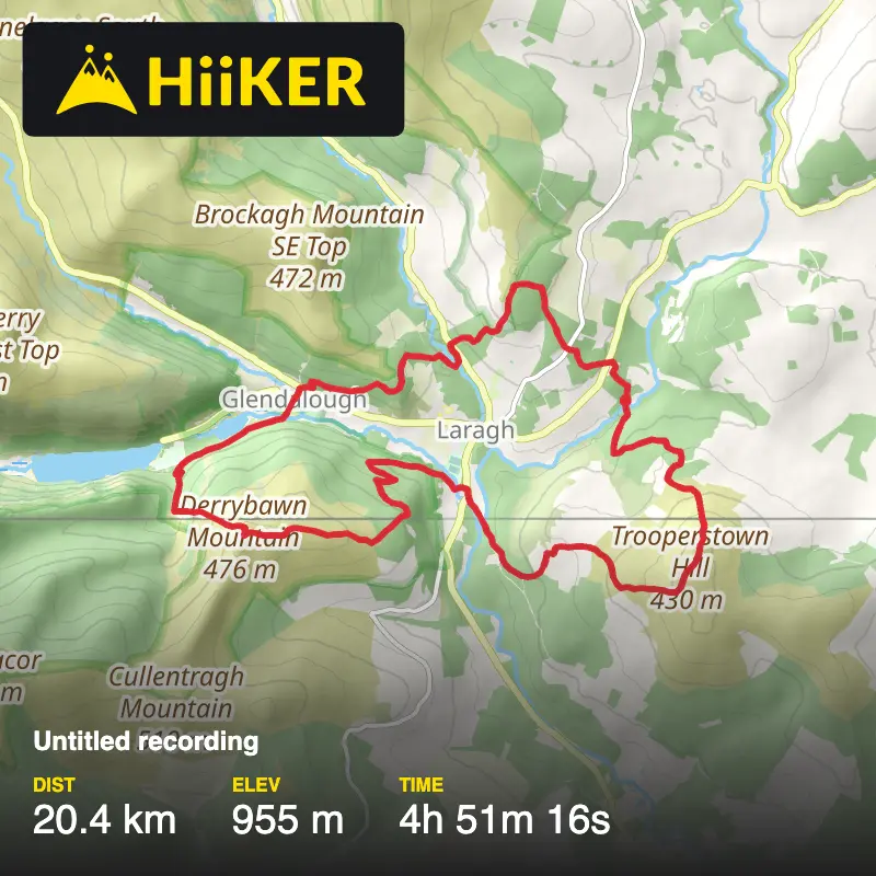 A map preview of the recording Untitled recording.
