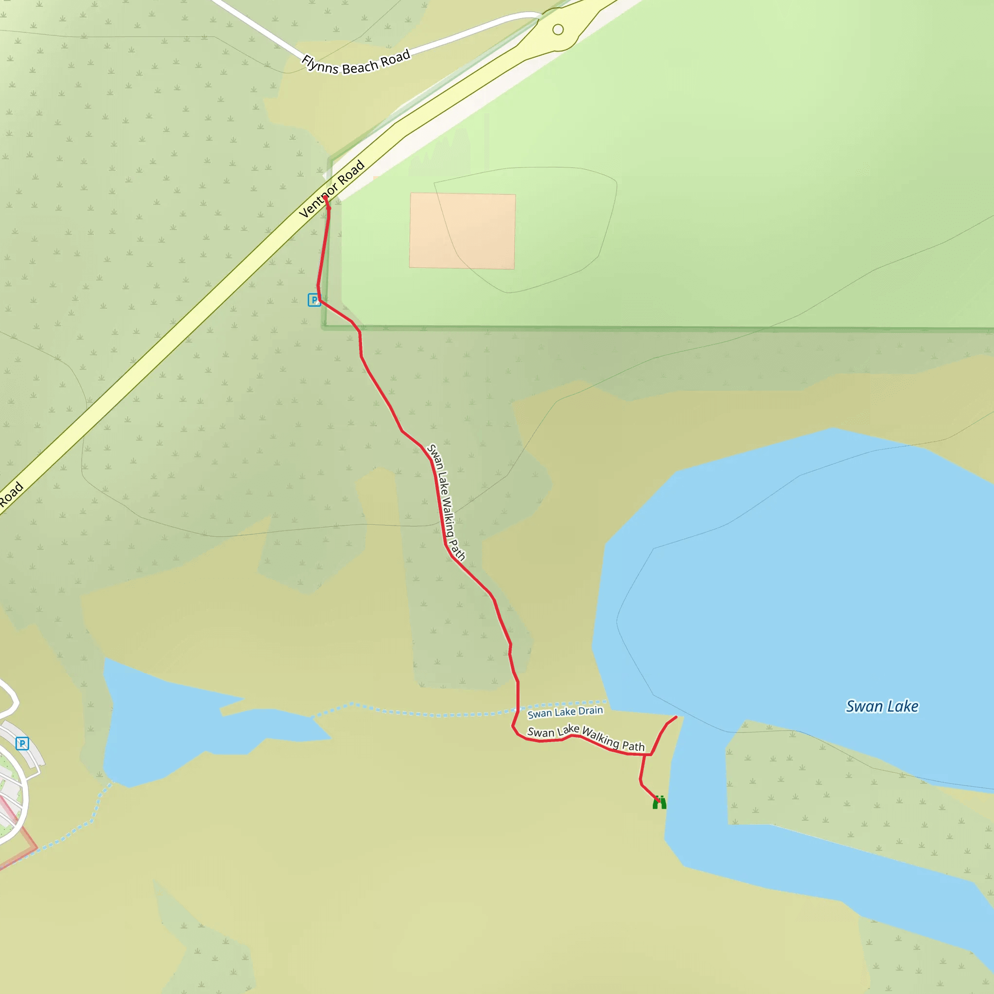 Swan Lake Walk mobile static map