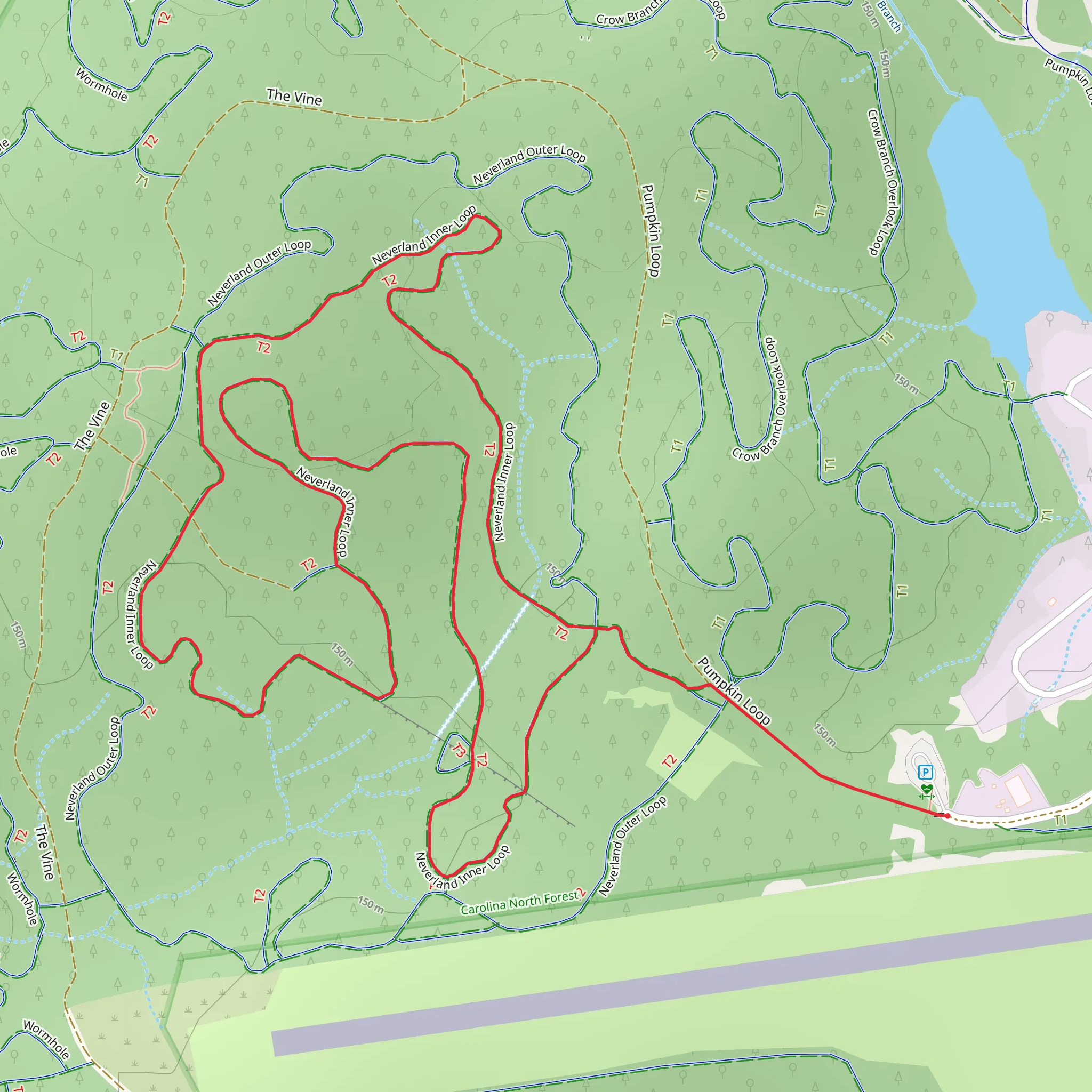 Neverland Inner Loop mobile static map