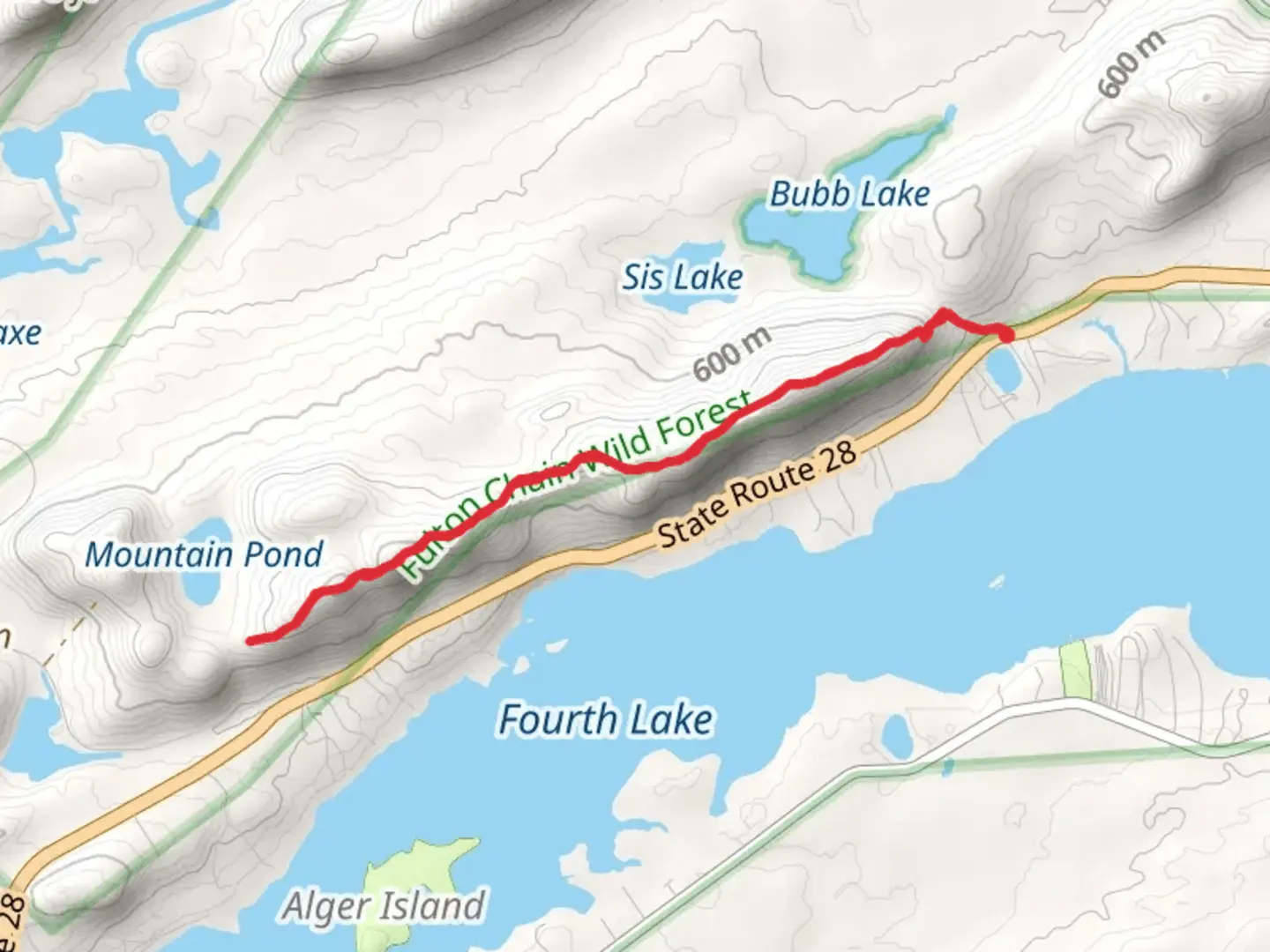 An image depicting the trail Scenic Mountain Trail and its surrounding area.