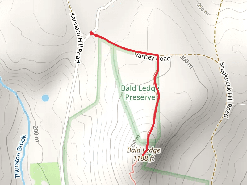 Bald Ledge from Varney Road