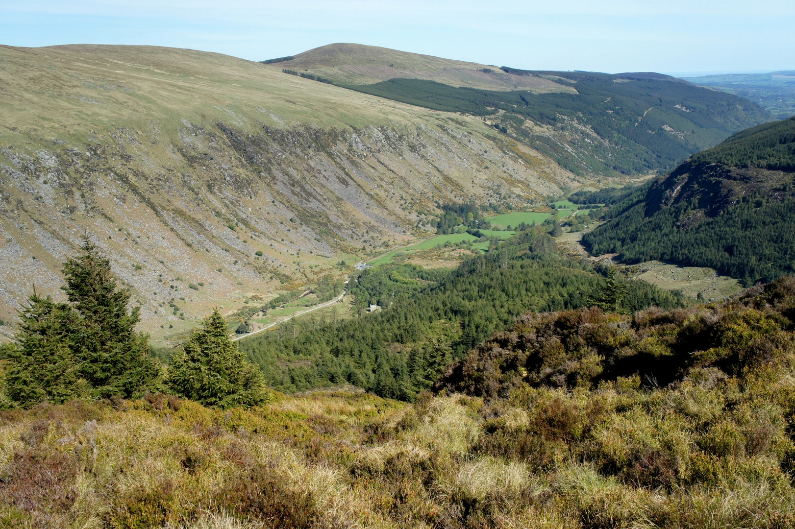 An image depicting the trail Shay Elliot Forest Car Park - Ballyboy Viewpoint Trail and its surrounding area.