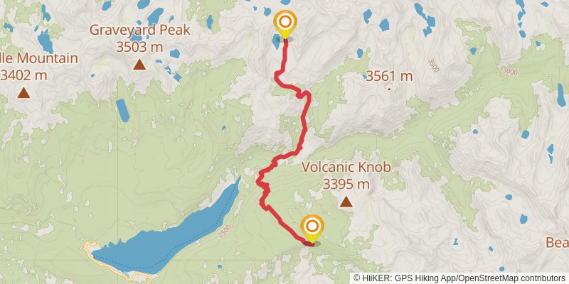 John Muir Trail stage 9 Map