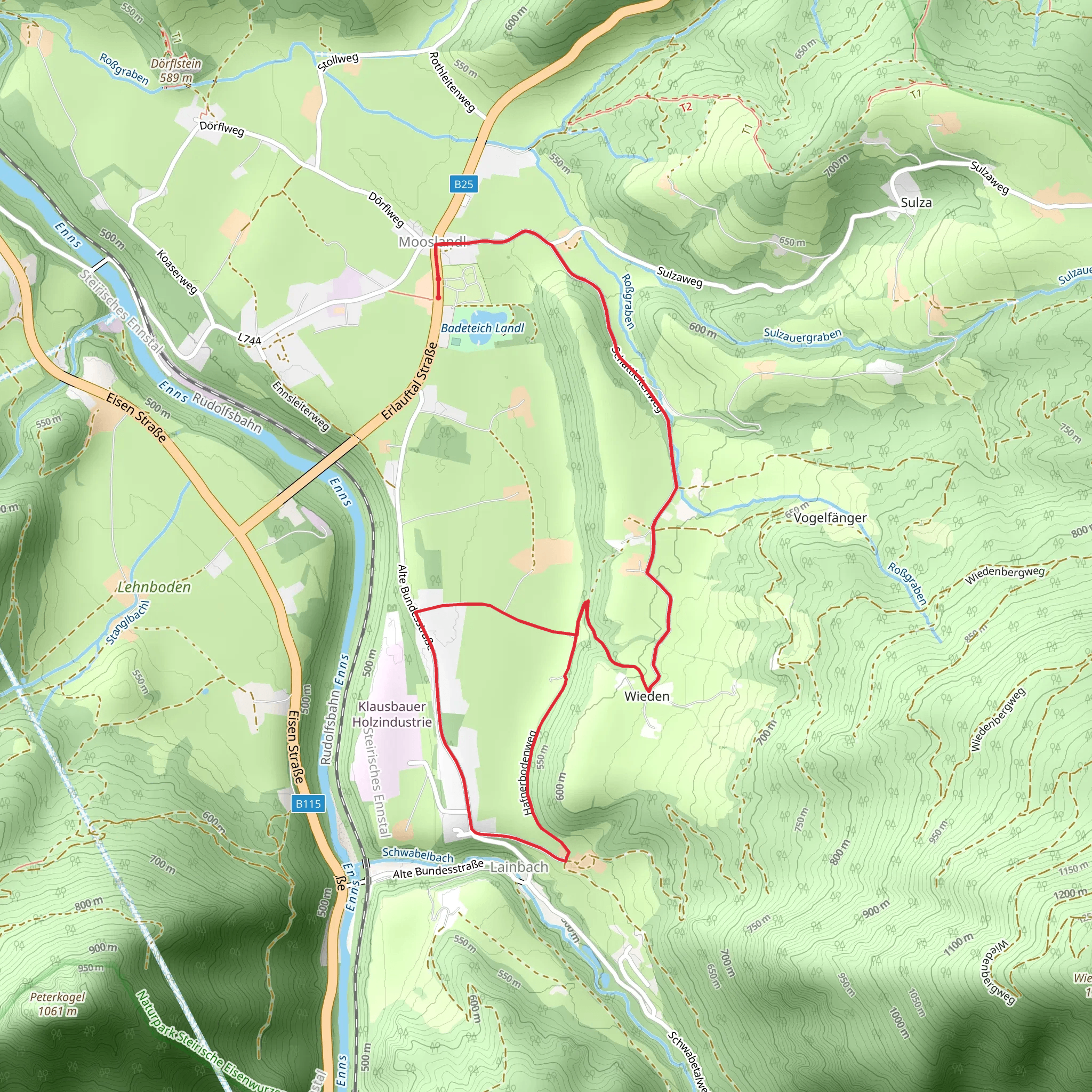 Landler Country Walk - 9 mobile static map