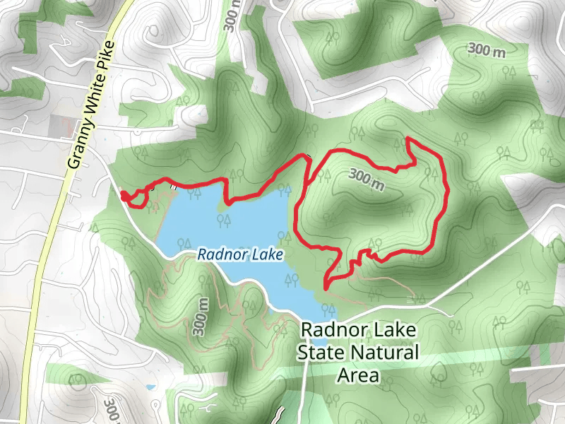 Radnor Lake - Ganier Ridge Loop Trail