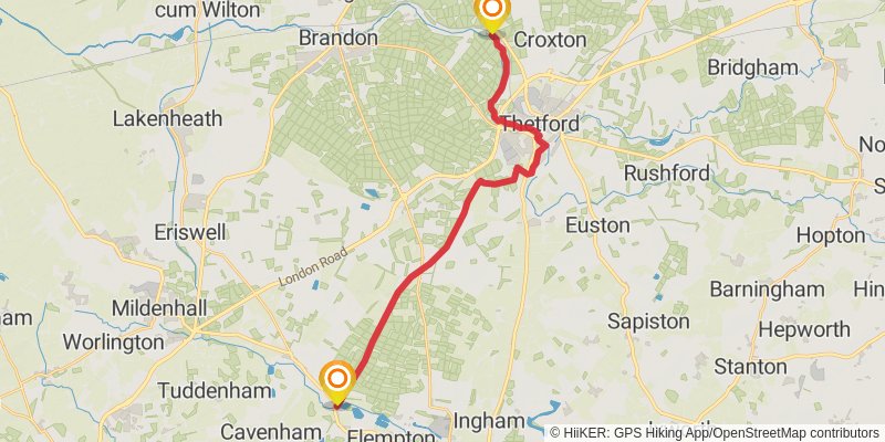 St Edmund Way stage 6 Map