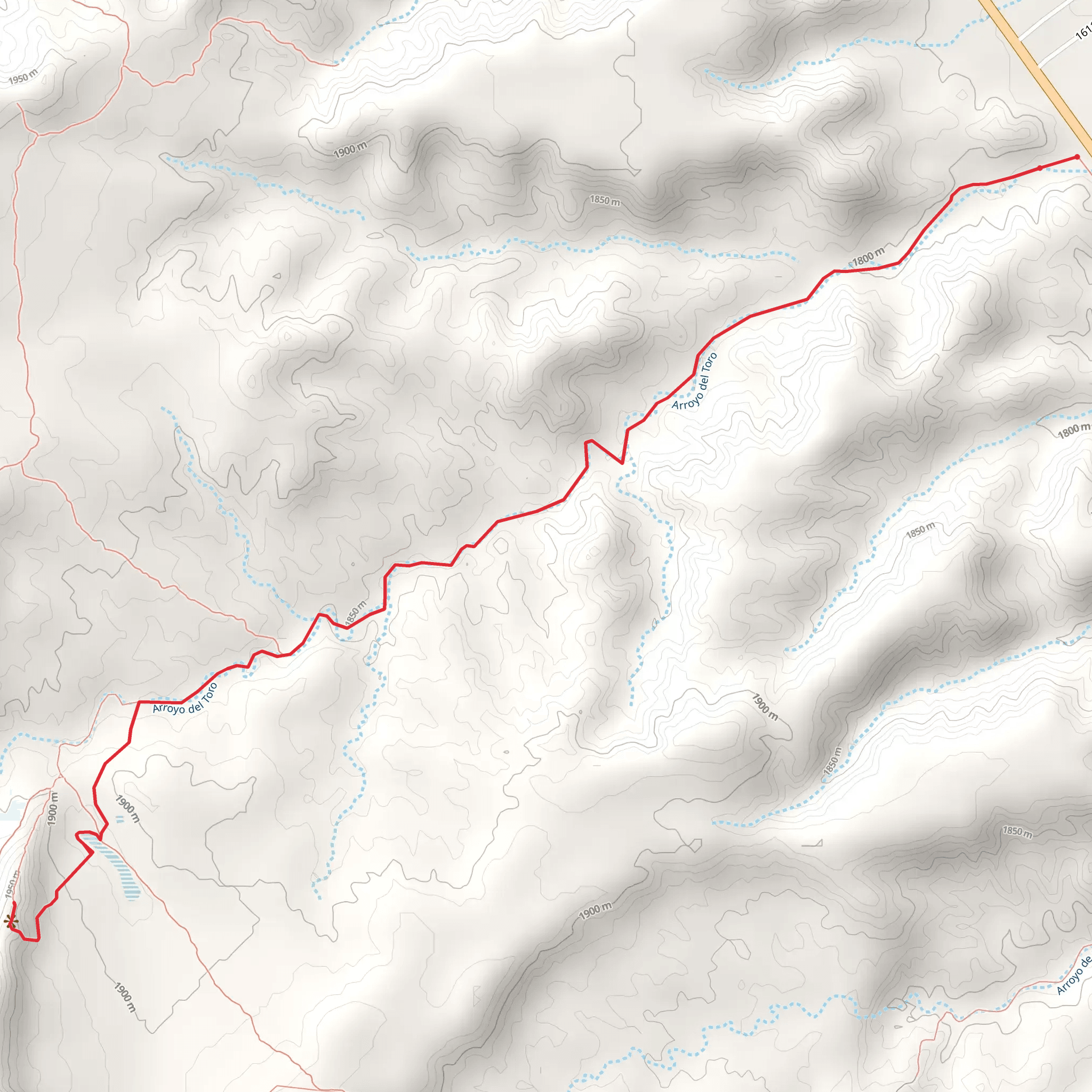 Window Rock Trail mobile static map