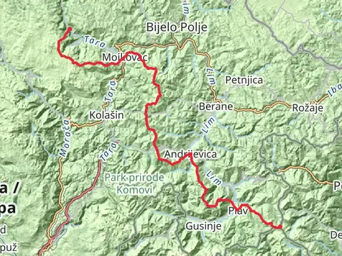 Via Dinarica Montenegro