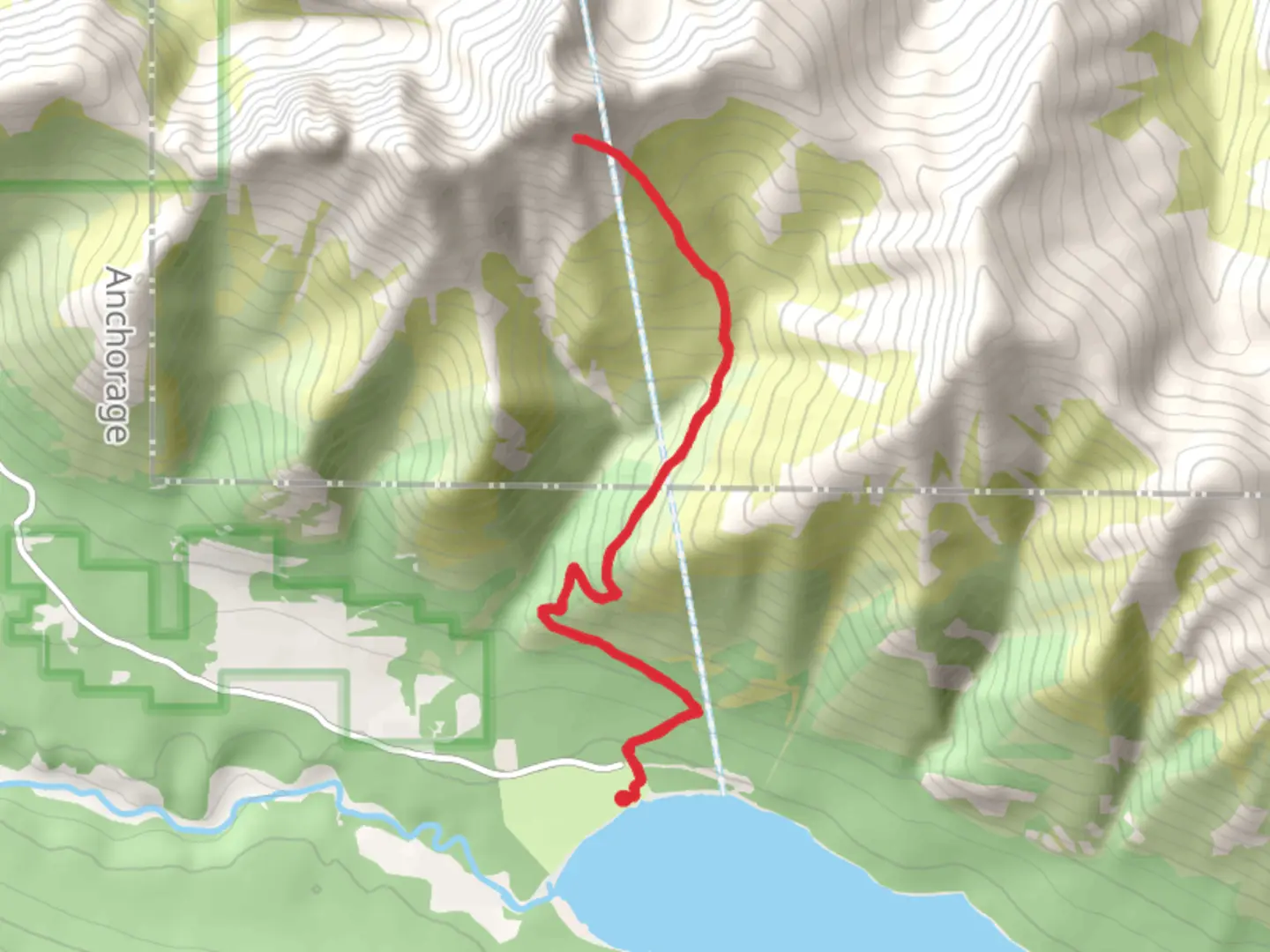 An image depicting the trail East Twin Peak Trail and its surrounding area.
