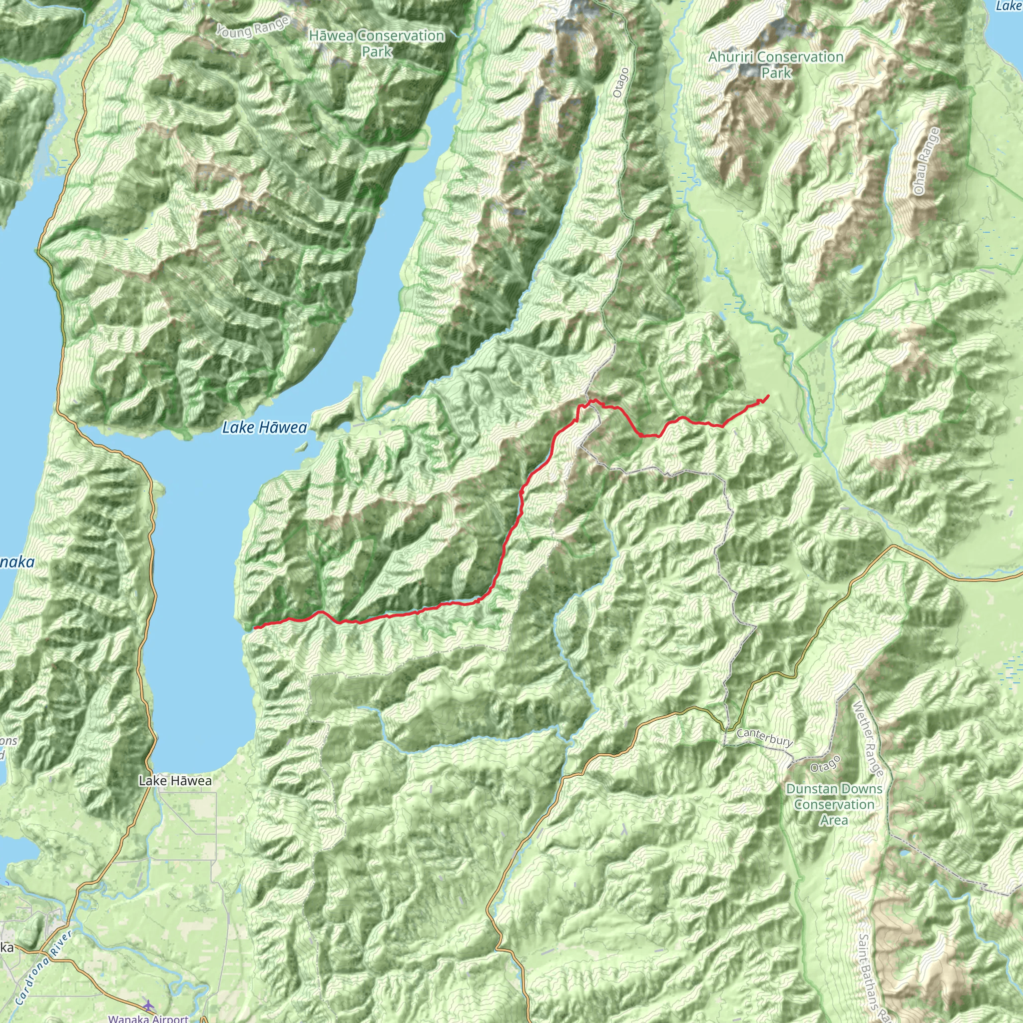 Timaru River Track mobile static map