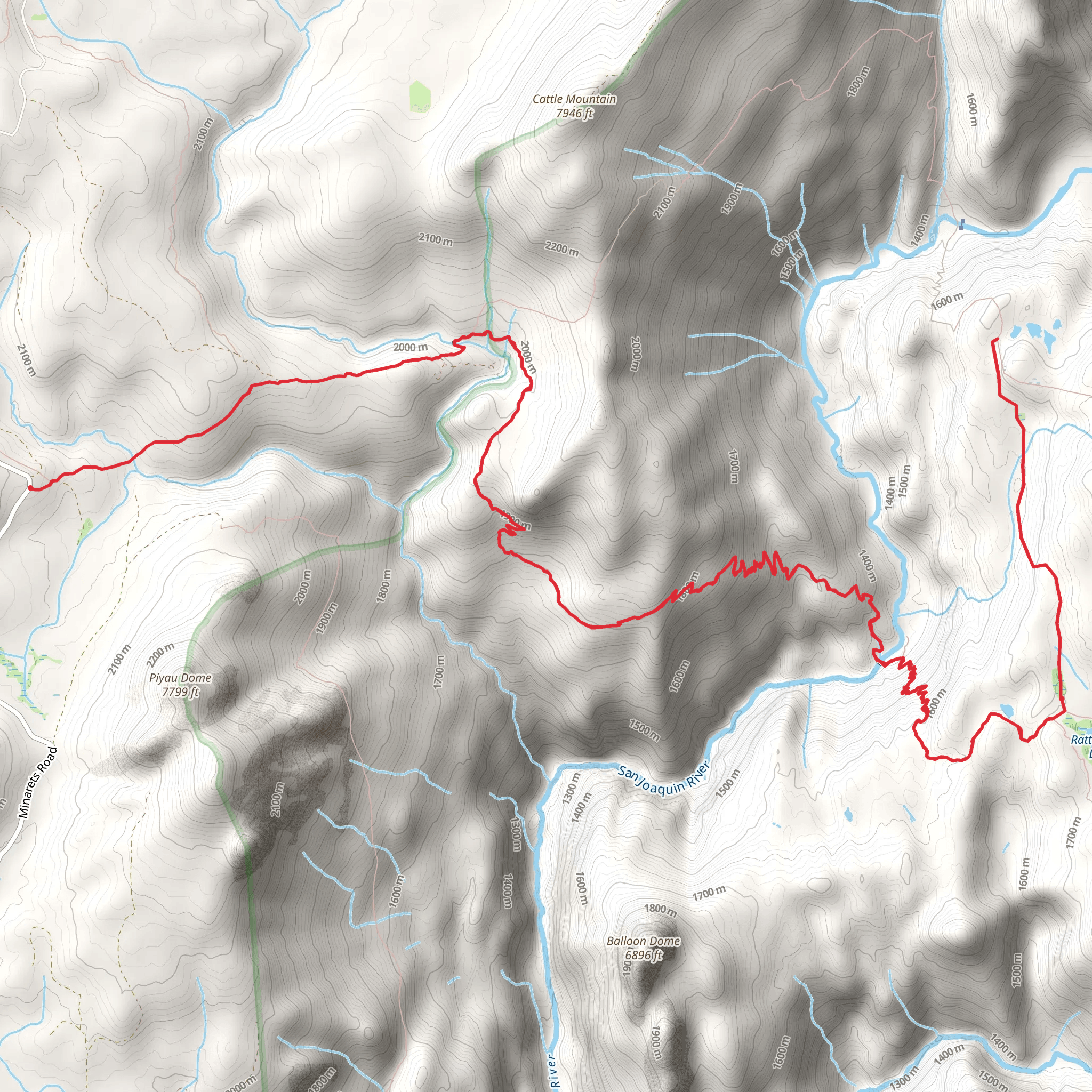 Cassidy Meadow via Theodore Solomons Trail mobile static map