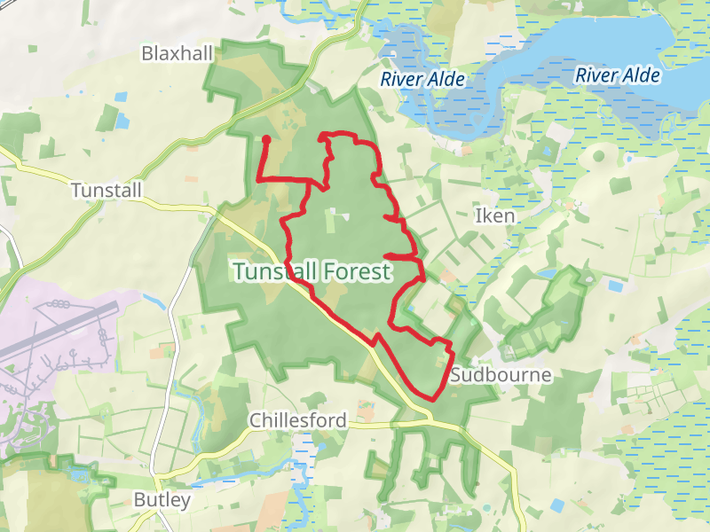 Tunstall Forest via Sandlings Walk