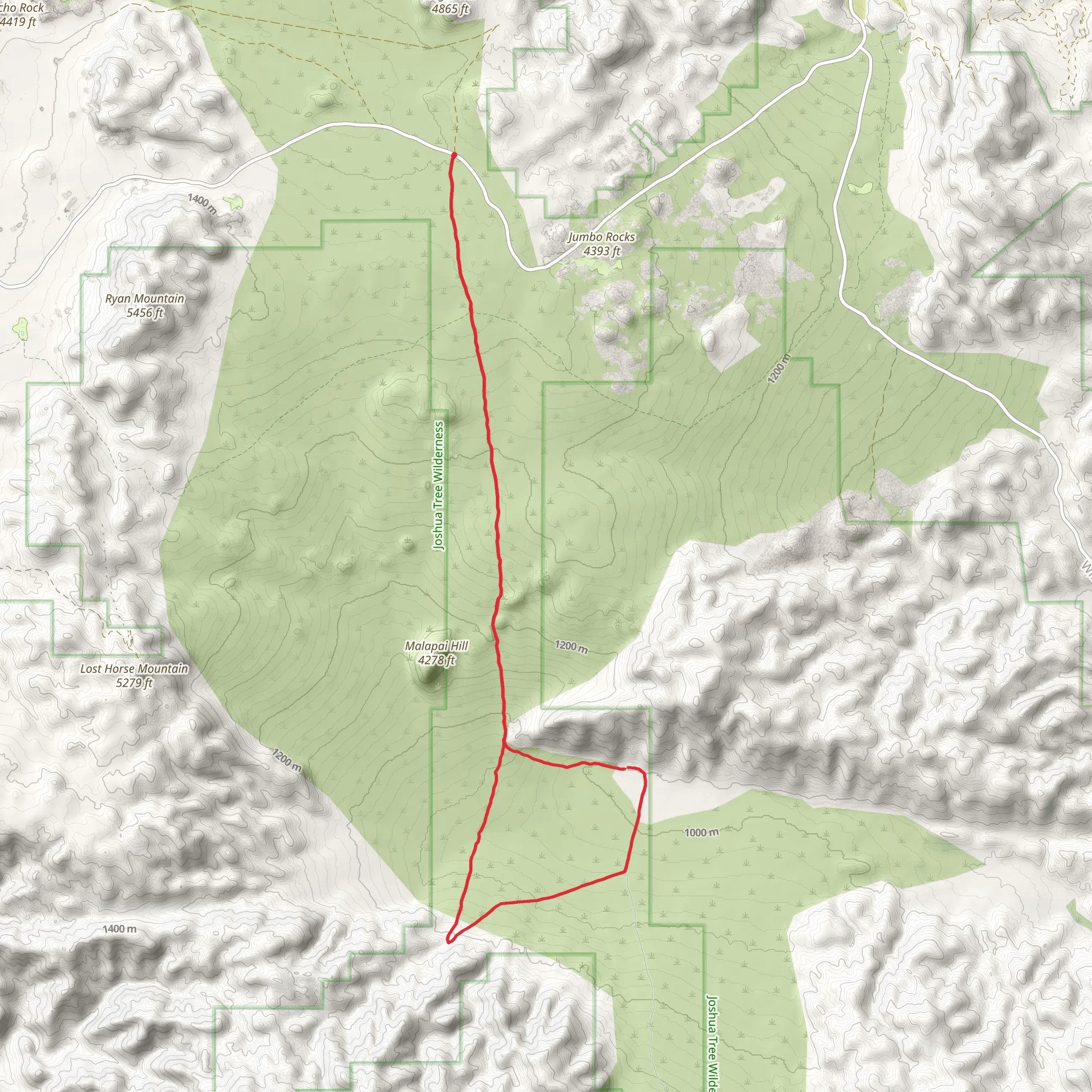 Geology Tour Road Trail mobile static map