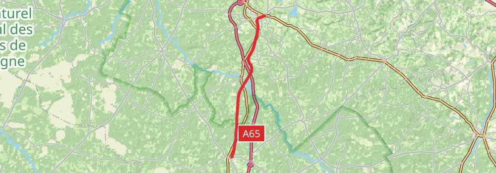 Camino Strasbourg-Saint Jean Pied de Port via Vézelay stage 64 Map