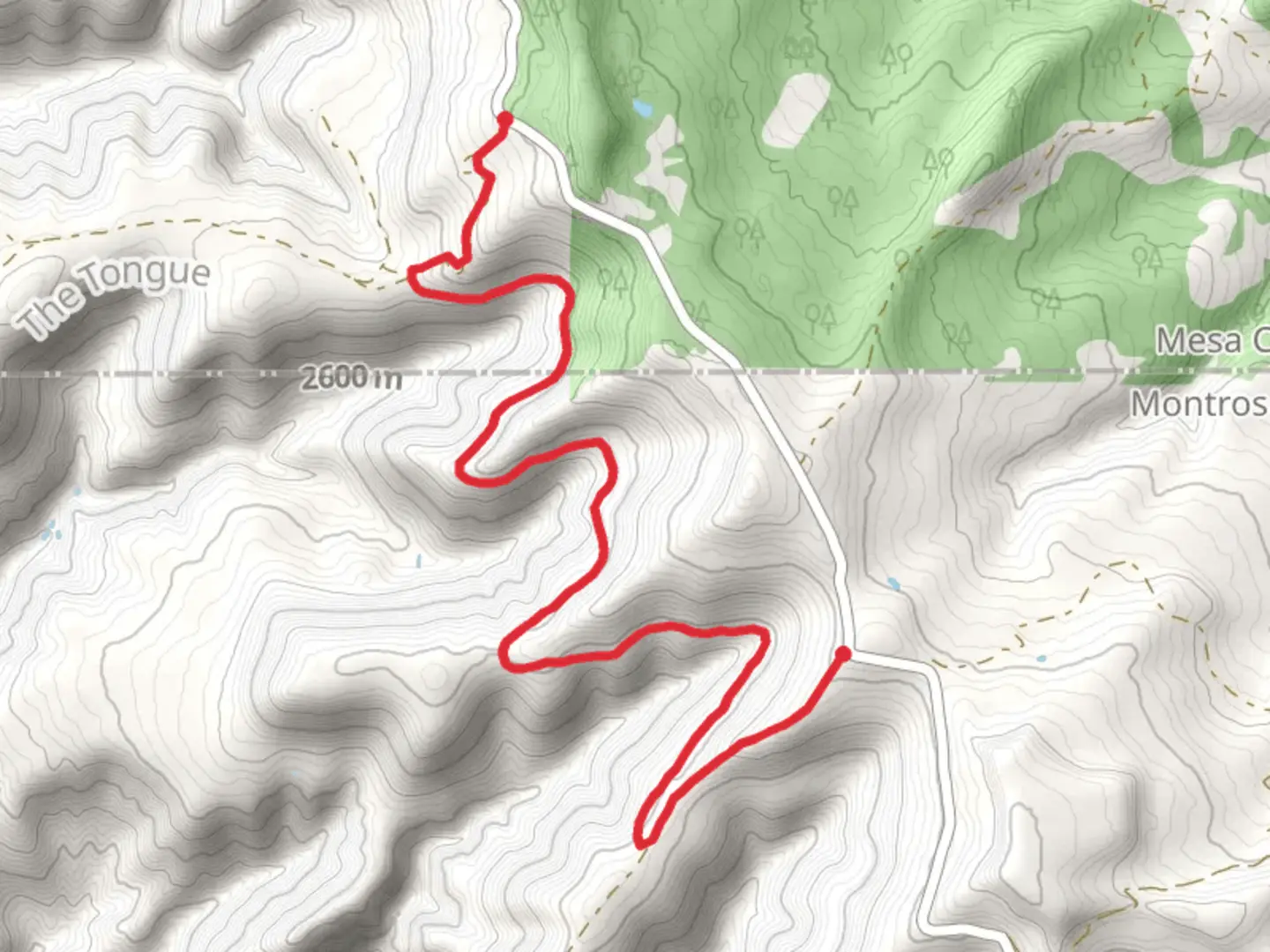 An image depicting the trail Atkinson Bench Trail and its surrounding area.