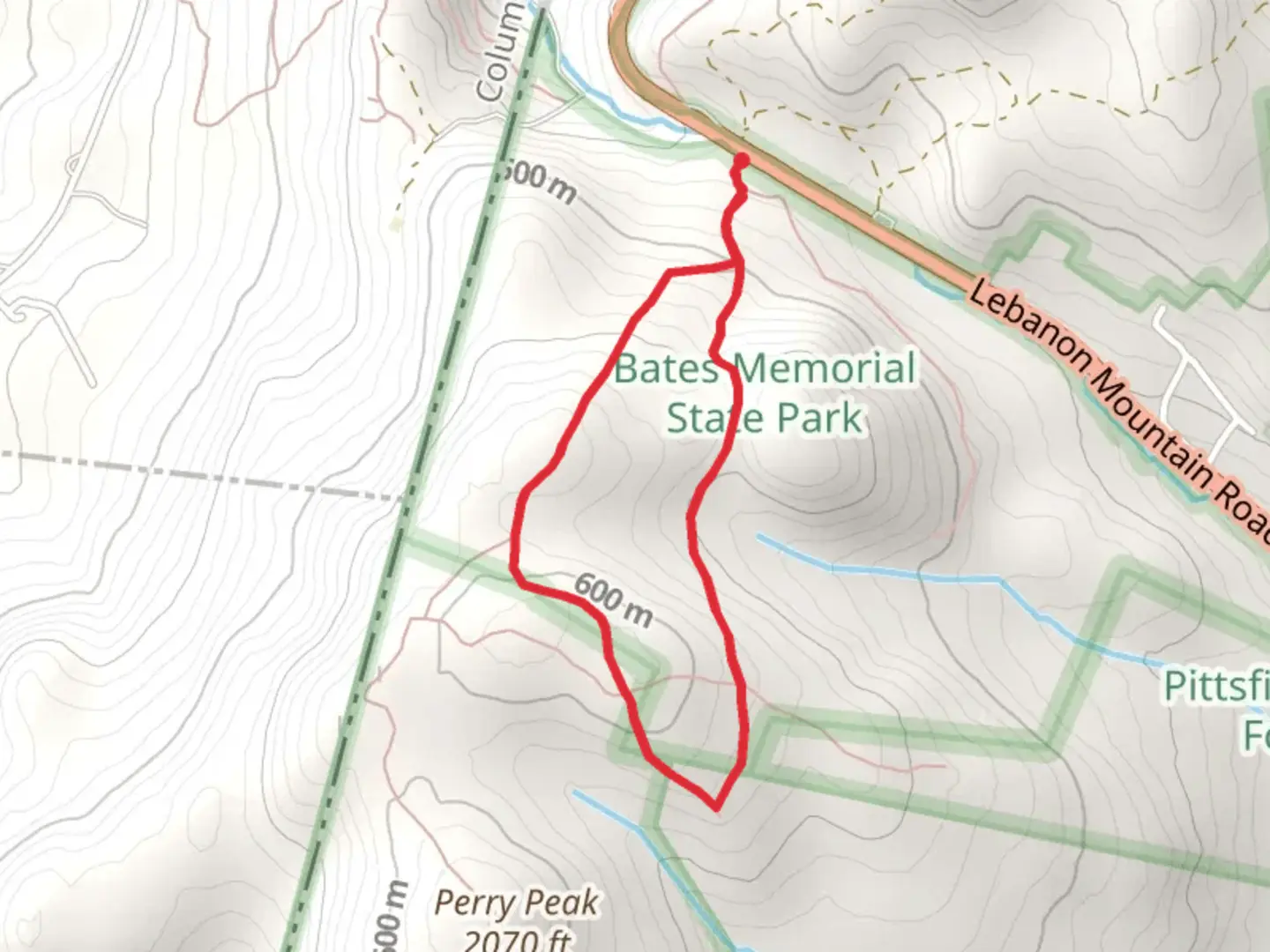 An image depicting the trail Beacon Loop Trail and its surrounding area.