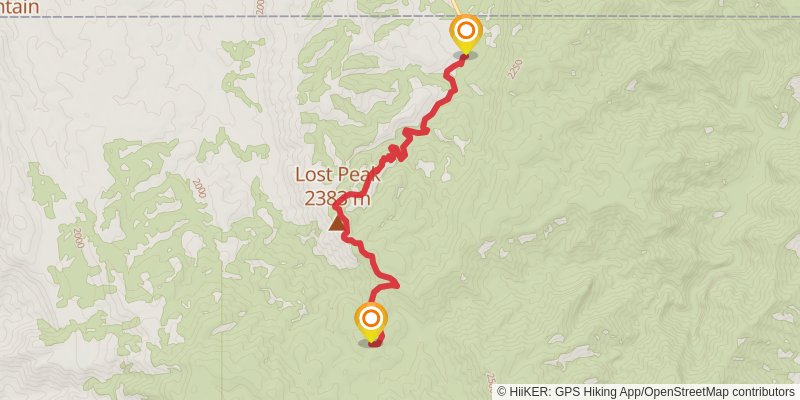 Guadalupe State Park Loop stage 4 Map