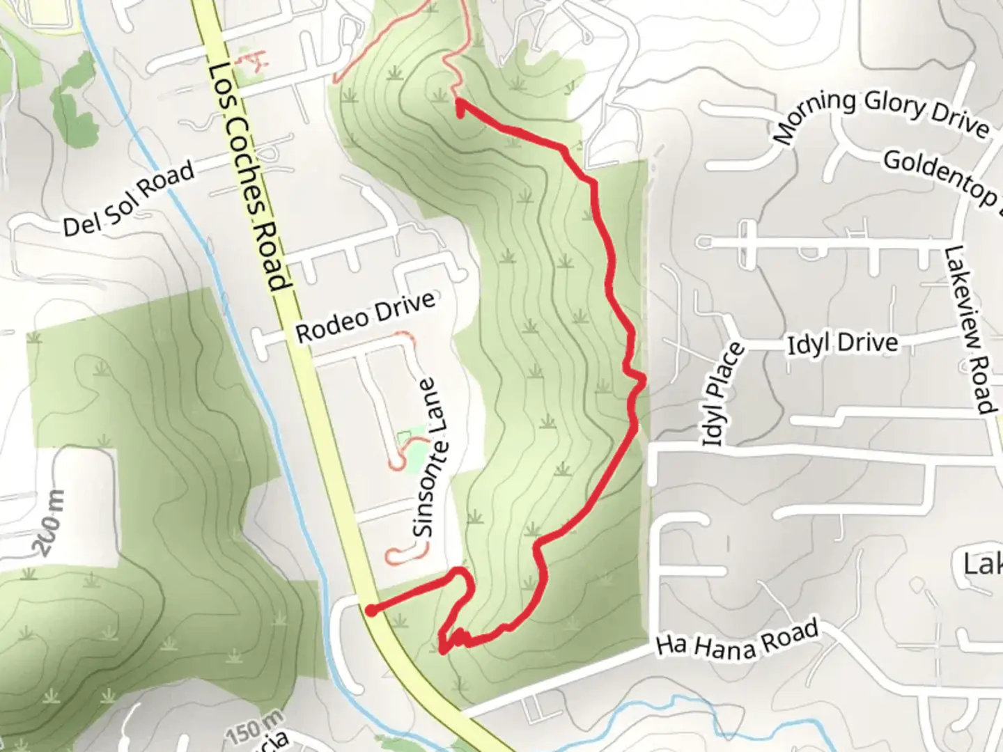 An image depicting the trail Lakeside Linkage Preserve Trail and its surrounding area.