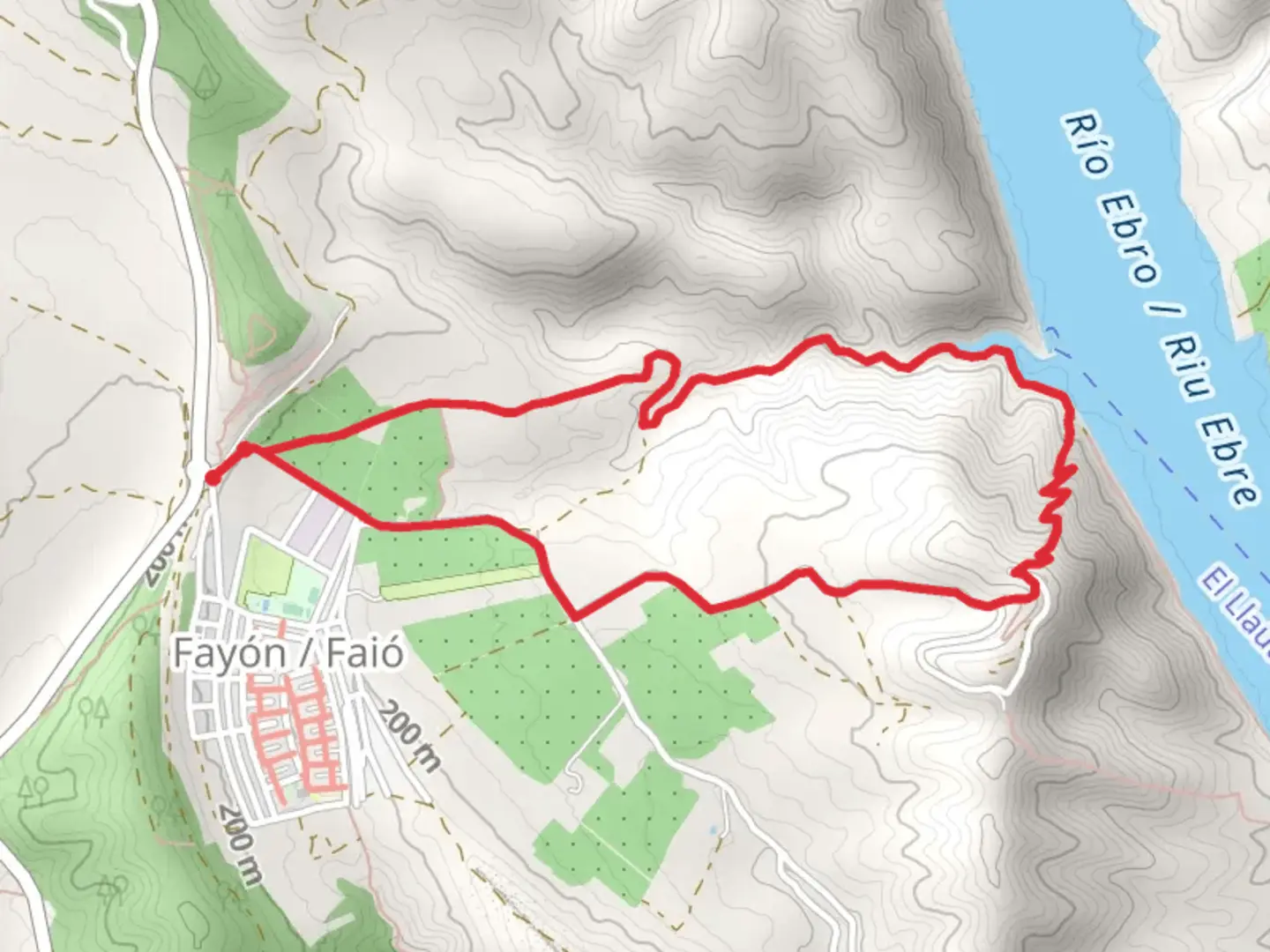 An image depicting the trail Hermitage of the Pillar PR Z 160 and its surrounding area.