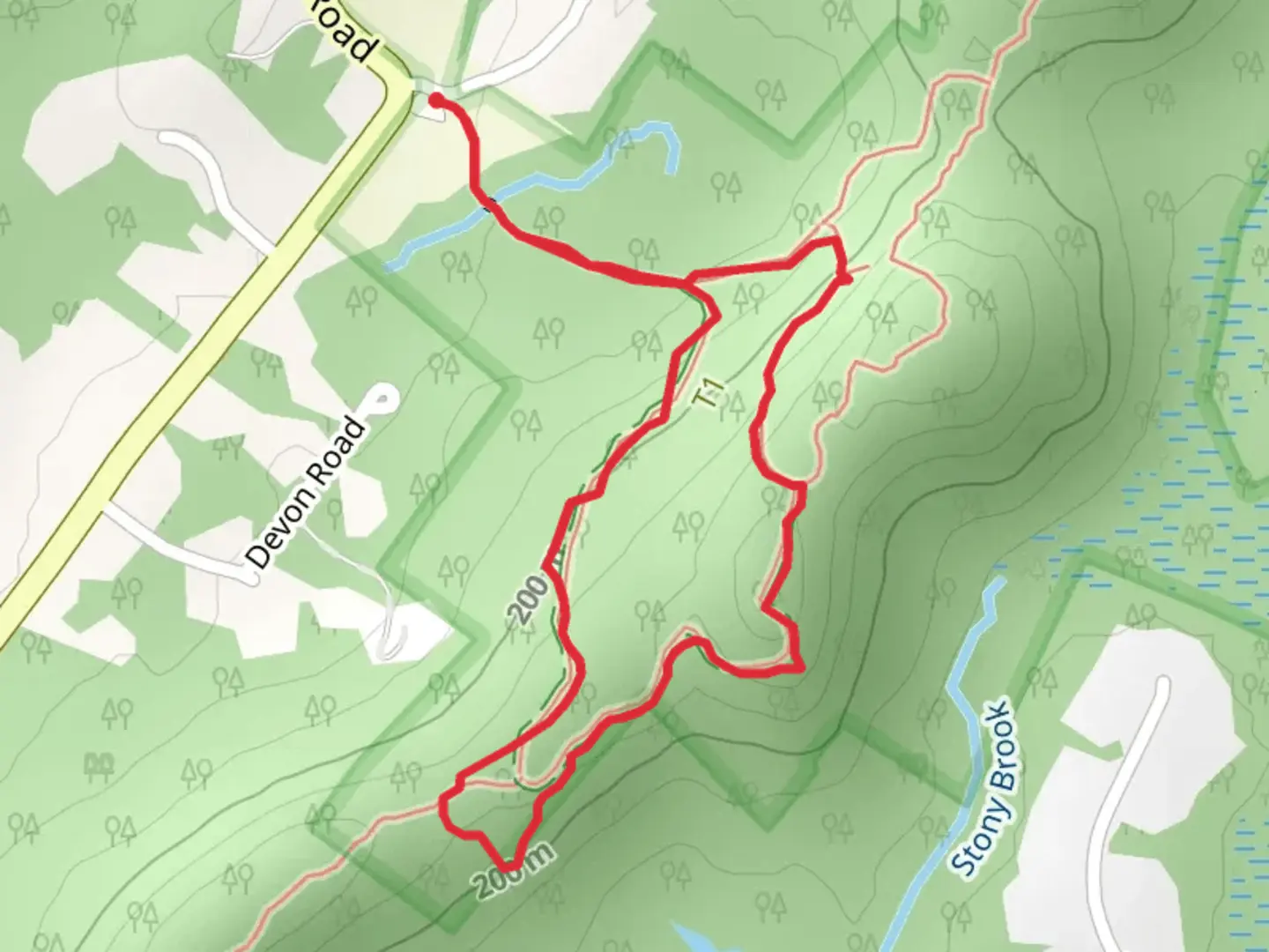 An image depicting the trail Pink and Yellow Loop Trail and its surrounding area.