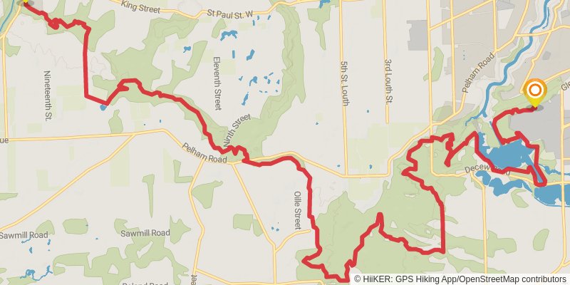 The Bruce Trail stage 3 Map