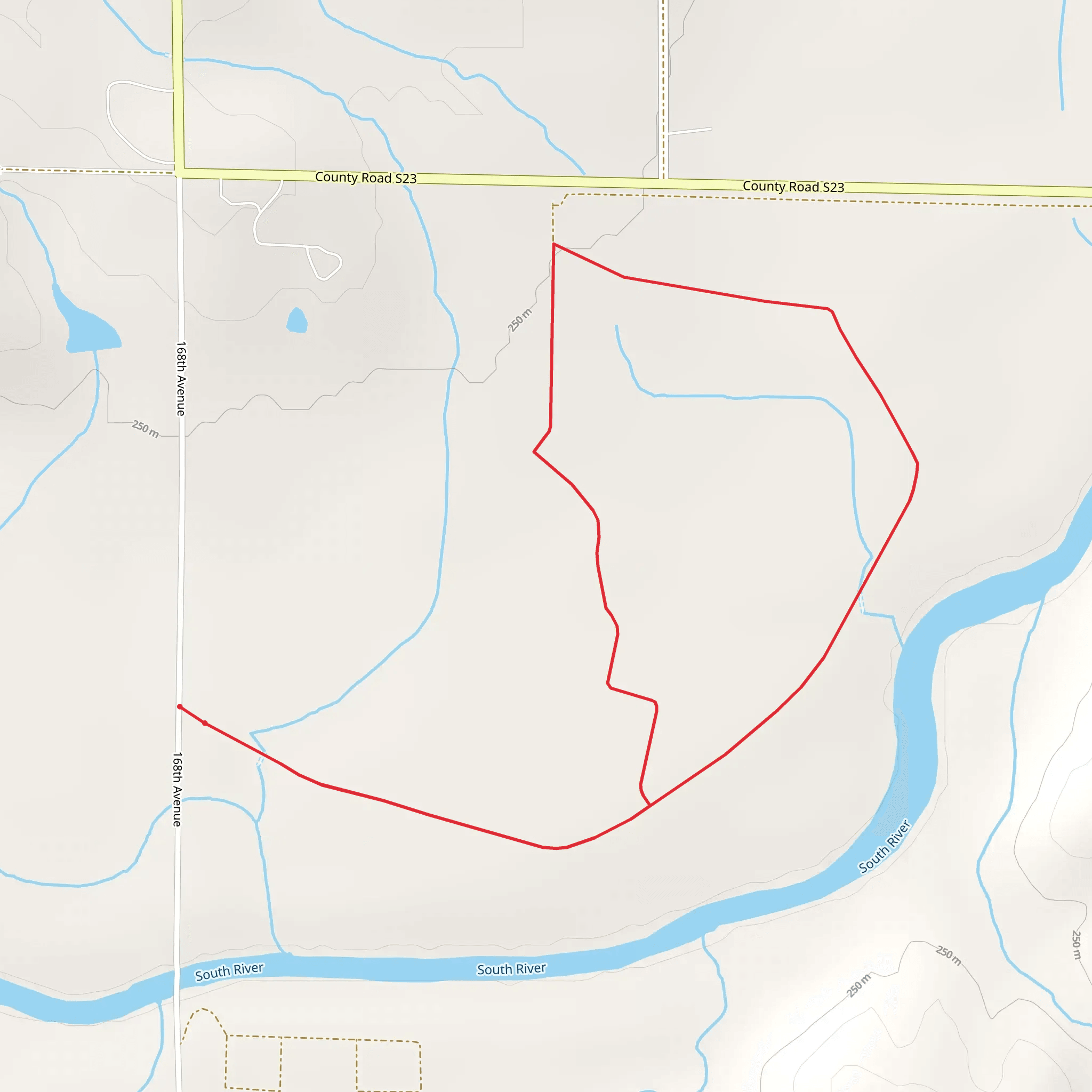 County Road S23 Loop mobile static map
