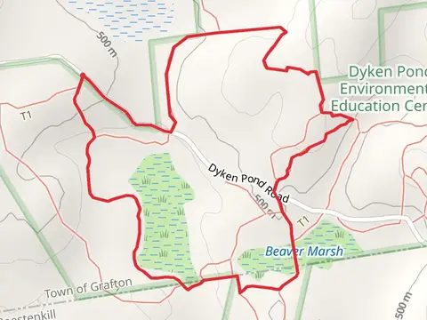 Long Trail at Dyken Pond Center - White and Spring Trail Loop