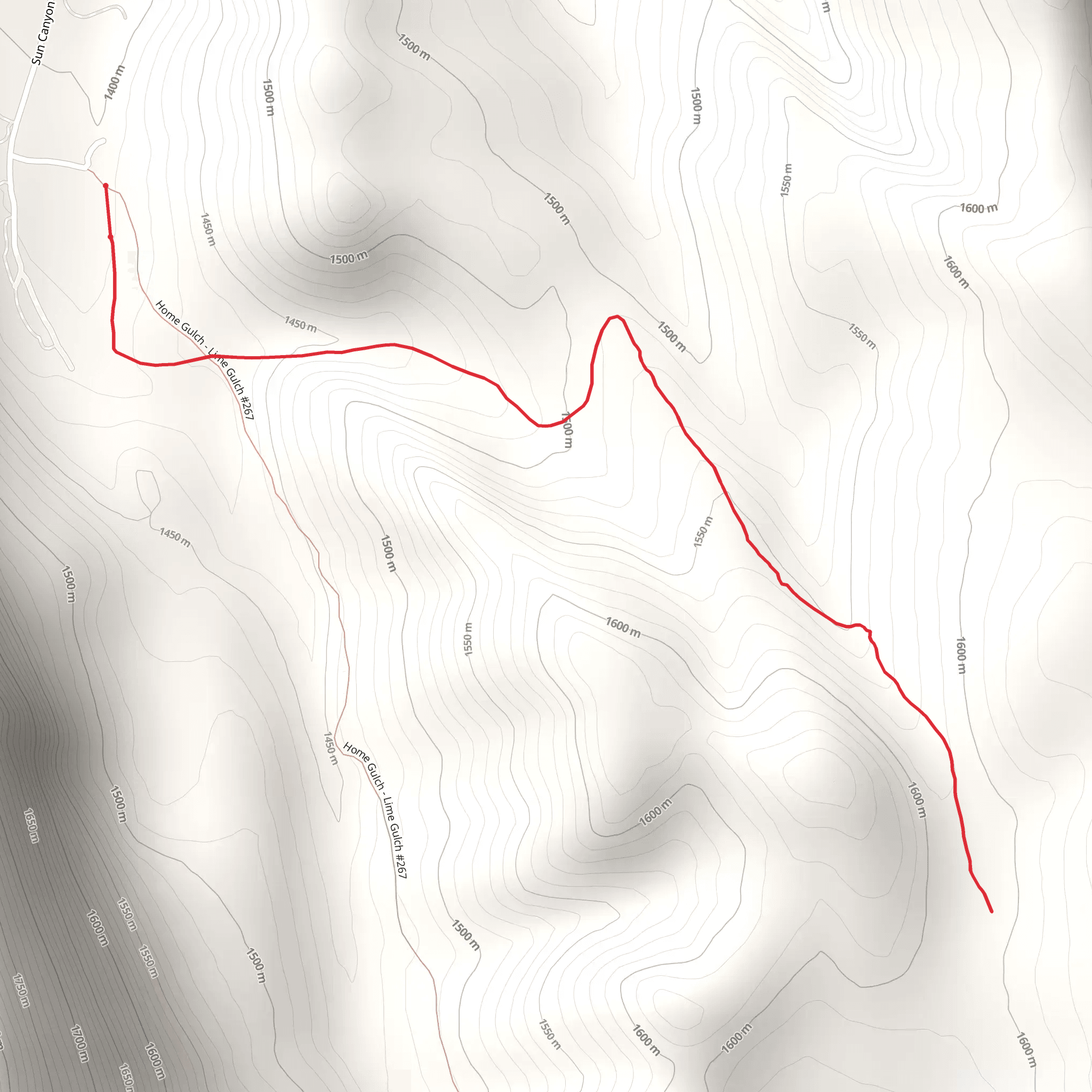 Red Lake Stock Trail mobile static map