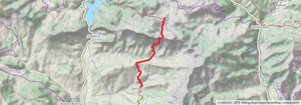 GR 3 Central Path of Catalonia stage 8 Map