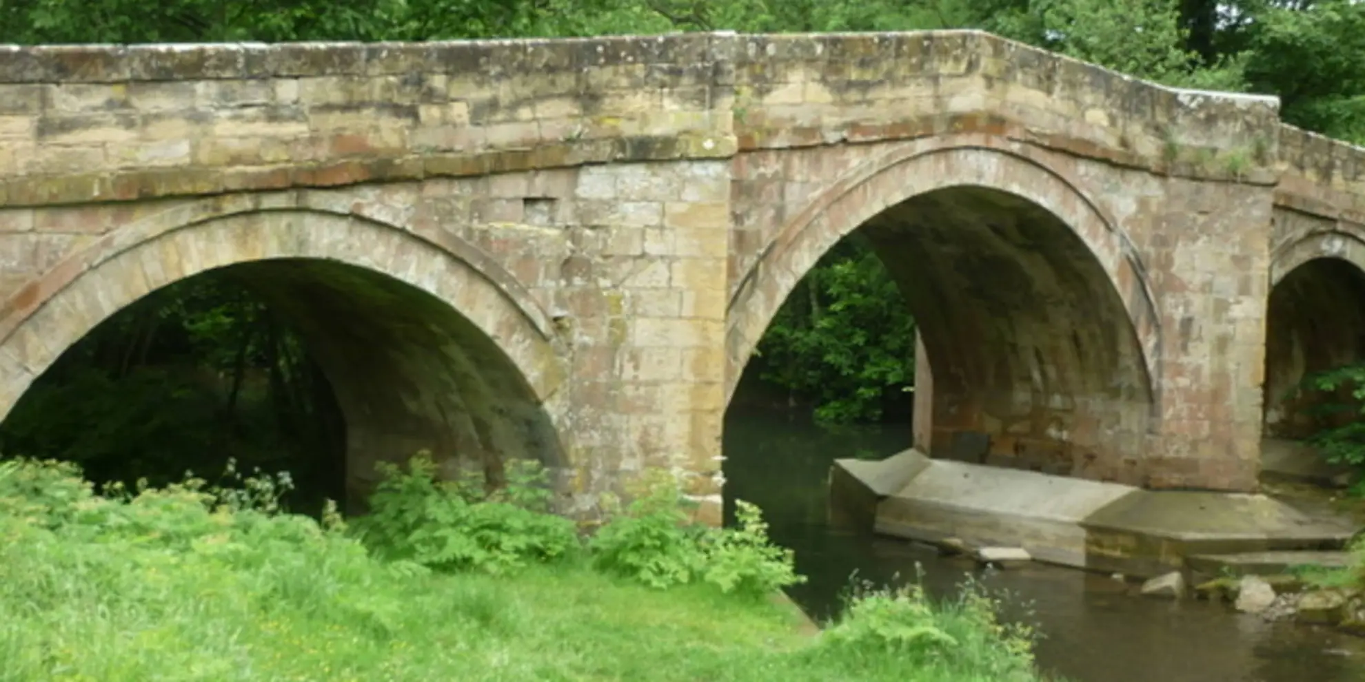 An image depicting the trail Rievaulx Bridge and Wass from Cold Kirby and its surrounding area.