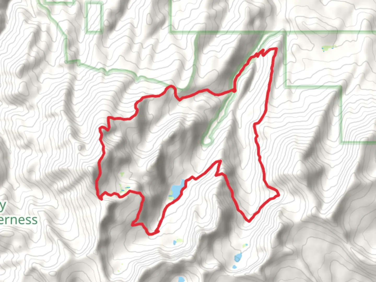 An image depicting the trail Strawberry Creek and Strawberry Mountain via Onion Creek and its surrounding area.
