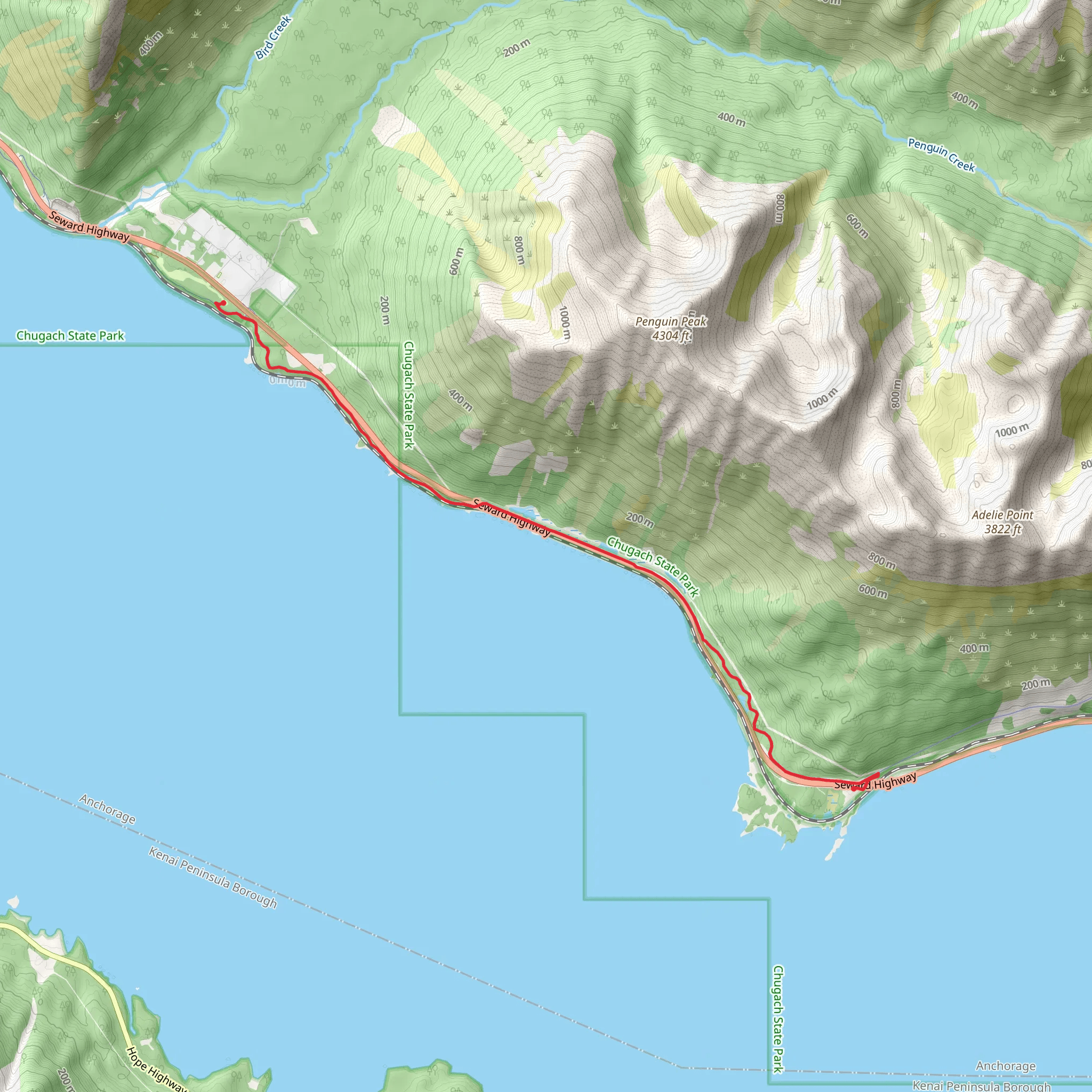 Bird to Gird Pathway - Short mobile static map