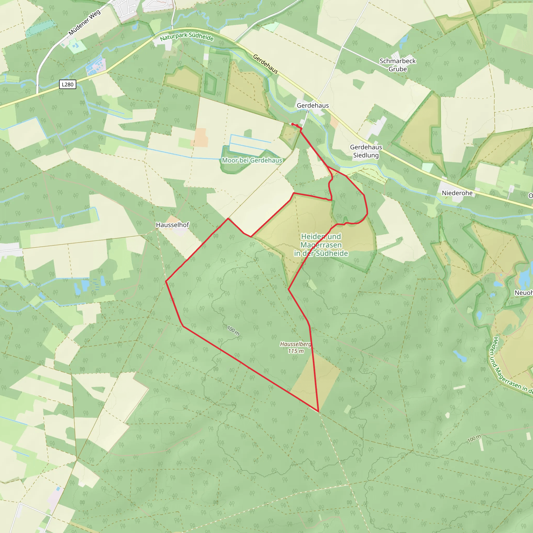 Hausselberg Loop mobile static map