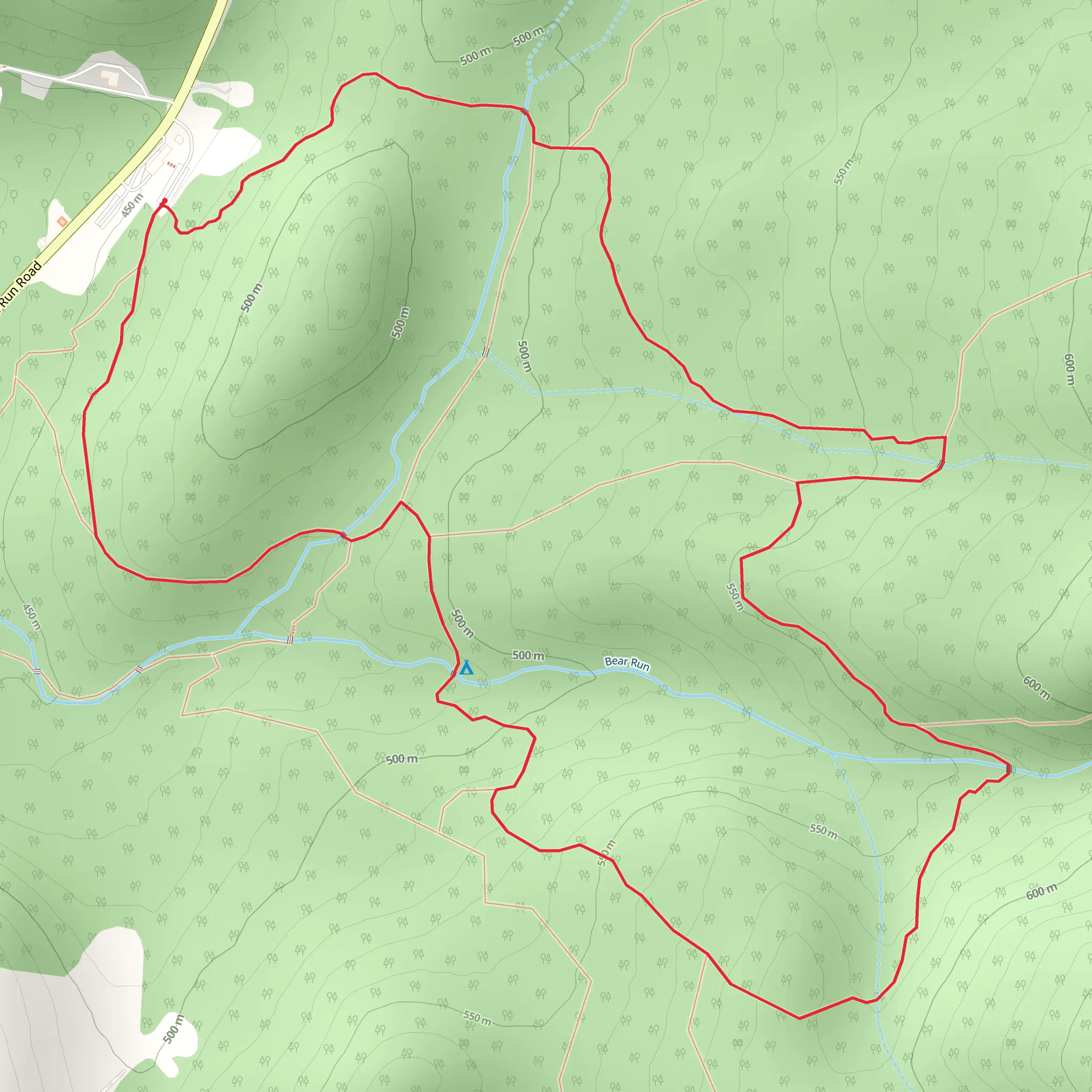Red and Orange Loop mobile static map