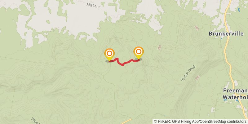 Congewai East Track alt 2 Map
