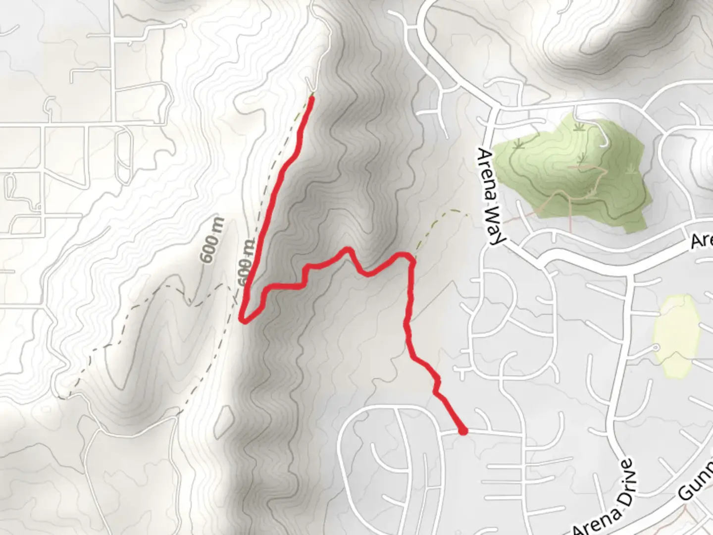 An image depicting the trail Ramona Peak and its surrounding area.