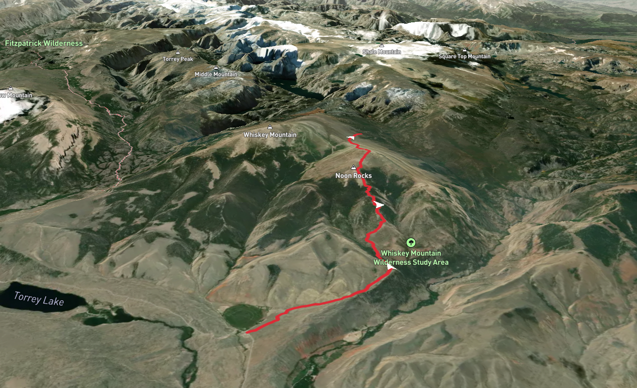 Noon Rocks via Ross Lake Trail