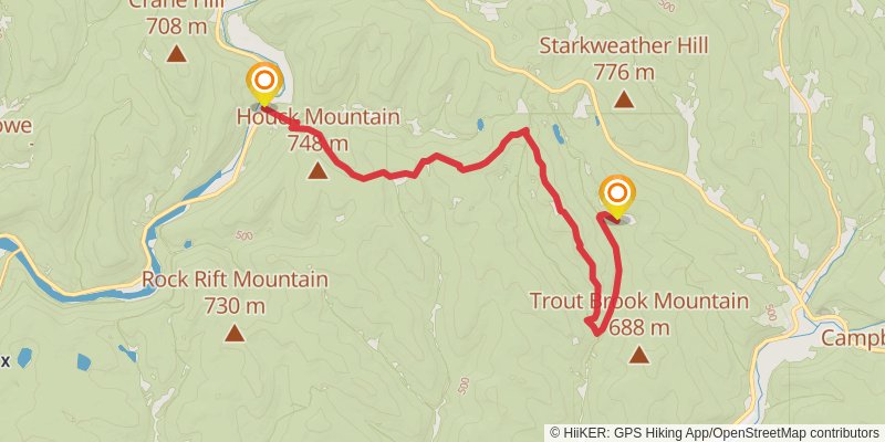 Finger Lakes Trail stage 47 Map