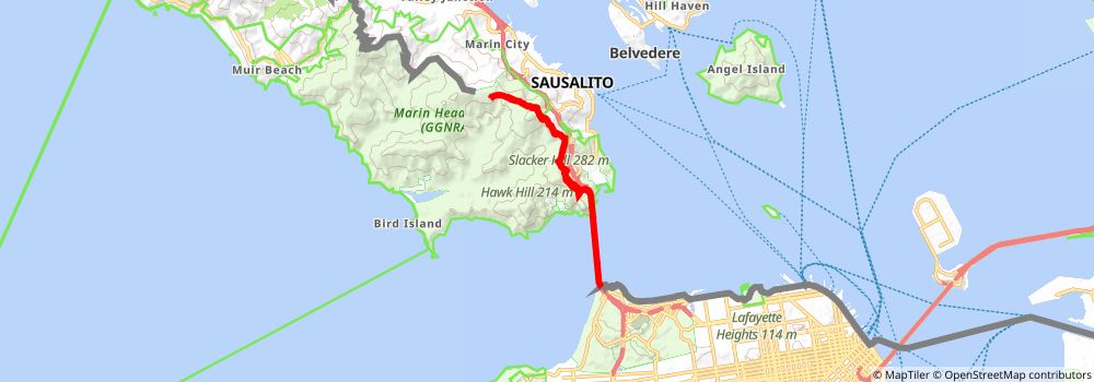 American Discovery Trail South Route stage 403 Map