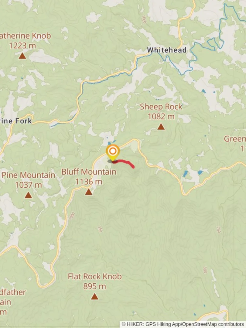 An image depicting the trail Fodder Stack Trail and its surrounding area.