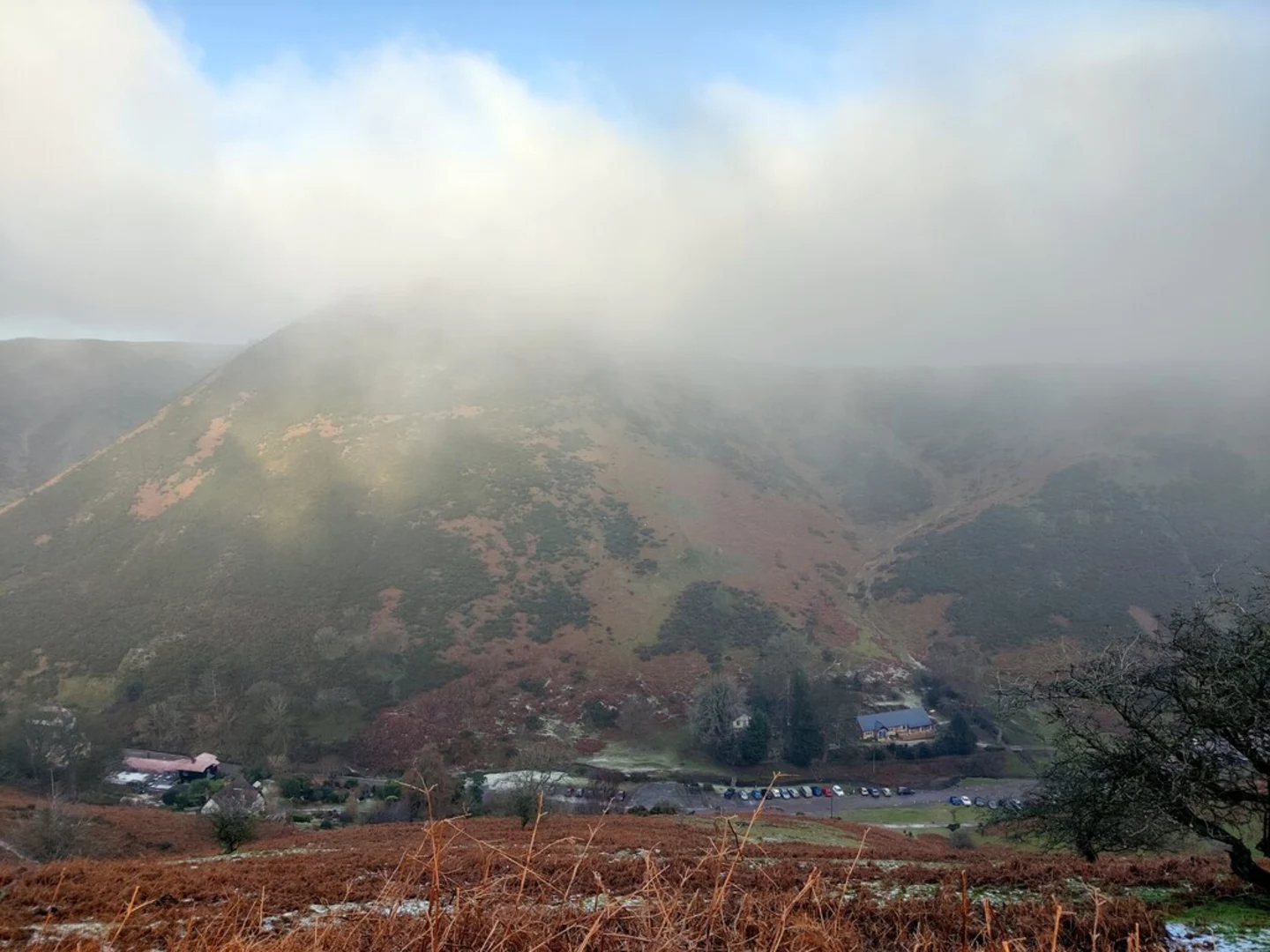 An image depicting the trail Haddon Hill and Calf Ridge Loop and its surrounding area.