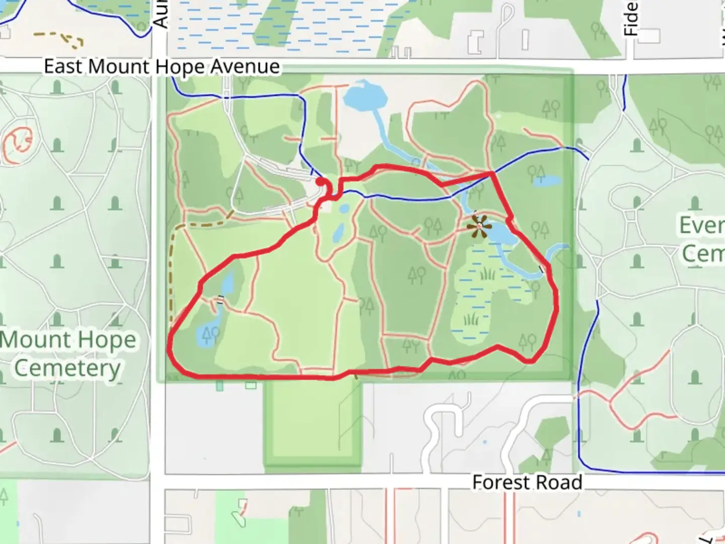 An image depicting the trail Turner and Tamarack Loop Trail and its surrounding area.
