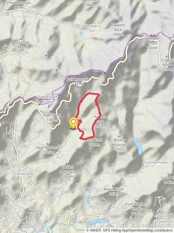 Rock Knob and Paynes Knob Loop
