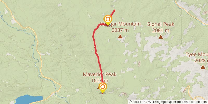 Hunters Trail stage 2 Map