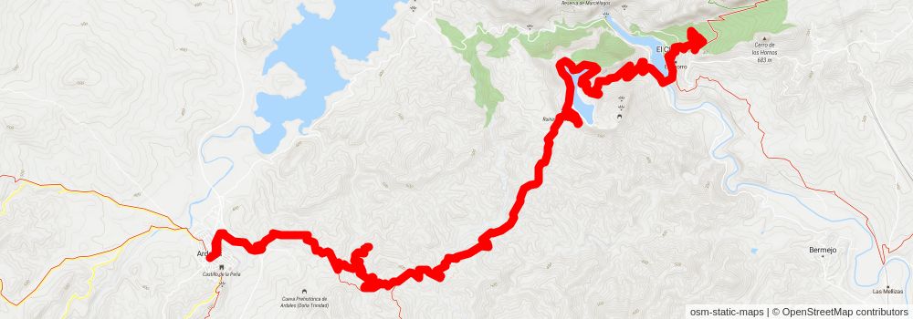 GR 7 - Andalucia stage 47 Map
